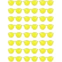 Hoteam 24 Pairs Rimless Round Sunglasses Bulk Tinted Party Sunglasses Transparent Candy Color Eyewear for Party