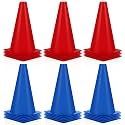 Hoteam 30 Pcs Traffic Cones Plastic Sport Agility Train