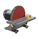 Hoteche 12-Inch Benchtop Disc Sander 6.5-Amp Sanding Machine with Miter Gauge and Dust Collection System for Wood and Metal
