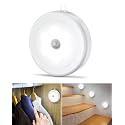 Hoteon Motion Sensor Light, Battery Powered LED Night Light, Cold, 1 Pack
