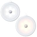 Hoteon Motion Sensor Light, Automatic Sensor Light with Auto/On/Off Mode Switch, Battery Powered LED Night Light for Entrance,Hallway,Basement,Garage,Bathroom,Cabinet(Clod&amp;Warm, 2023 Upgrade)