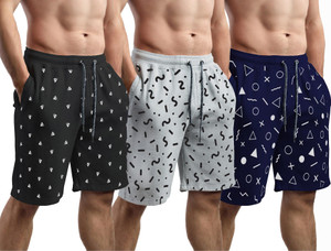 HOTFITS Pack of 3 Graphic Print Men