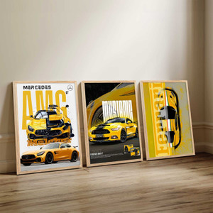 hothouse big mercedes amg gt cars framed posters gift items for boys room digital reprint 17 inch x 13 inch painting