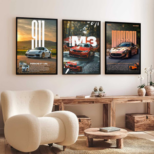 Hothouse Big Sports Cars Framed Posters Gift