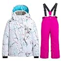 HOTIAN Boys 2 Piece Ski Jacket Snow Jacket Pants Suits Windproof Waterproof Winter Coats