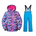 HOTIAN Boys 2 Piece Ski Jacket Snow Jacket Pants Suits Windproof Waterproof Winter Coats