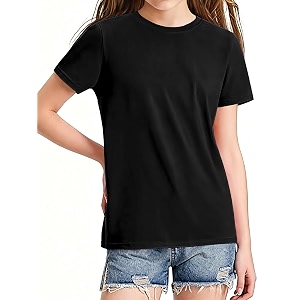 HOTIAN Girls T Shirts 100 Cotton Short