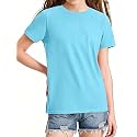 HOTIAN Girls T Shirts 100 Cotton Short