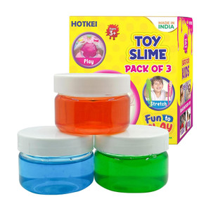 hotkei 3 slime kit toys jelly slime putty clay toys kit set pack for girls kids jelly multicolor putty toy