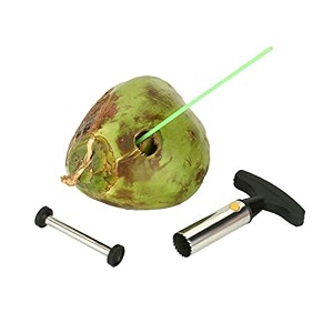 coconut opener toolcoconut driller coconut opener machine coconut opener knife coconut water openerpack of 1 - black