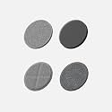 HOTO 4 Pcs Replacement Pads, for HOTO Flexi™ Cordless Scrubber Only