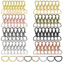 Hotop 100 Pcs Keychain Clip Hooks D Ring Lobster Clasp, 20 mm Outside Width