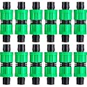 Hotop 12 Pieces 5/8 Drip Irrigation Coupling