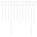 Hotop 12PCS Ceiling Hooks with Chains for Bird Feeders Planters, White