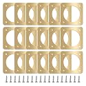 Hotop 18 Pcs Bird House Hole Guard 1 1/2'', Opening