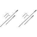 Hotop 4 Pcs 1/4 Drill Bit Extension Set Spade Bit Extender 6 and 12 Inch (Pack of 2)