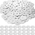 Hotop 50 Pieces Fender Washers 18-8 Stainless Steel, 1/2" X 2"