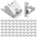 Hotop 64 Pieces 920158 Refrigerator Shelf Clips Freezer Rack Buckles