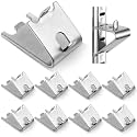 Hotop 8 Pieces 920158 Refrigerator Shelf Clips Freezer Rack Buckles