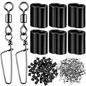 Hotop Decoy Crimp Swivel Snap Set Decoy Line Cord Crimps