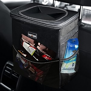 HOTOR Car Trash Can Leakproof Car Organizer