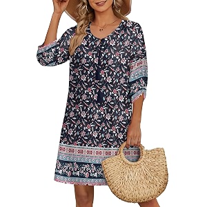 hotouch sexy chiffon bikini swimsuit cover up adjustable spaghetti strap beach dress beachwear
