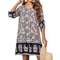 Hotouch Sexy Chiffon Bikini Swimsuit Cover Up Adjustable Spaghetti Strap Beach Dress Beachwear