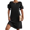 HOTOUCH Womens Summer Dress 2025 Short Sleeve