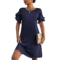 HOTOUCH Womens Summer Dress 2025 Short Sleeve