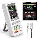 HOUND-1011S Portable Radon Detector, High-Accuracy Sensor for Home, Lightweight, Audible & Visual Alarms, Long-Term Monitoring, Easy-to-Use Radon Tester in pCi/L or Bq/m³ for Basement