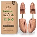 HOUNDSBAY Cedar Shoe Tree, Shoe Trees for Men & Women - Shaper & Stretcher