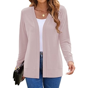 Hount Womens Long Sleeve Open Front Cardigans