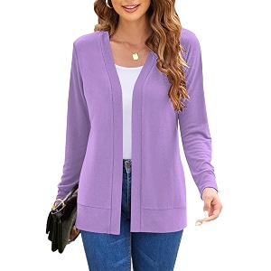 Hount Womens Long Sleeve Open Front Cardigans