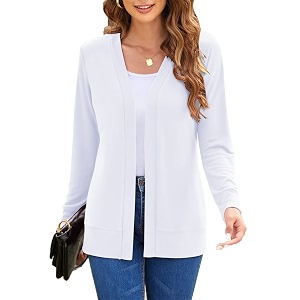 Hount Womens Long Sleeve Open Front Cardigans