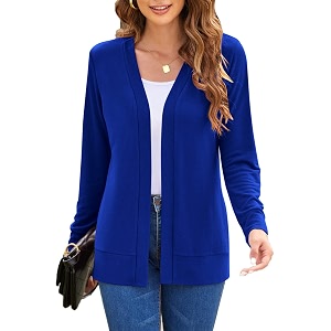 Hount Womens Long Sleeve Open Front Cardigans