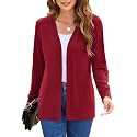 Hount Womens Long Sleeve Open Front Cardigans