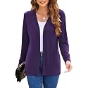 Hount Womens Long Sleeve Open Front Cardigans
