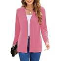 Hount Womens Long Sleeve Open Front Cardigans