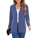 Hount Womens Long Sleeve Open Front Cardigans