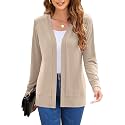 Hount Womens Long Sleeve Open Front Cardigans