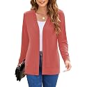 Hount Womens Long Sleeve Open Front Cardigans