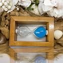 Hour Glass || Hour Glass Watch || Decorative Glass Sand Piece || Home Decorative,TIME Management, Bedroom SHOWPIECE || Decor Wooden and Brass (1 MINIUTE)
