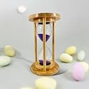 Hour Glass || Hour Glass Watch || Decorative Glass Sand Piece || Home Decorative,TIME Management, Bedroom SHOWPIECE || Decor Wooden and Brass (15 MINIUTE)