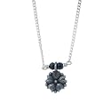Aadyaa 92.5 Silver Mangalsutra for Women | Silver Chain Mangalsutra Mogra 92.5 Sterling Silver Elegant &amp; Floral | Silver Gift for Women