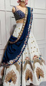 HOUSE OF COMMON Embroidered Semi Stitched Lehenga