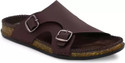 house of common Men Sandal (Brown, Black , 8)