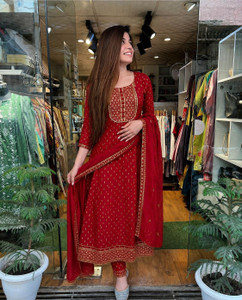 HOUSE OF COMMON Printed Kurta Trouser Pant