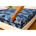 House Fox 2.5x6 Cotton Mattress Cover Single Bed (72x30x6 inch) with Zipper| Non-Shrink Heavy Fabric | Strong Zip with Metal Lock | Interlocked Stitching | 360 Degree Fully Covered