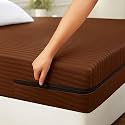 House Fox 3x6 Cotton Mattress Cover Single Bed (72x36x5 inch) with Zipper| Non-Shrink Heavy Fabric | Strong Zip with Metal Lock | Interlocked Stitching | 360 Degree Fully Covered