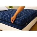 House Fox 3x6 Cotton Mattress Cover Single Bed (72x36x4 inch) with Zipper| Non-Shrink Heavy Fabric | Strong Zip with Metal Lock | Interlocked Stitching | 360 Degree Fully Covered
